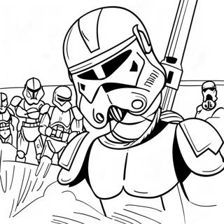 Epiese Fase 2 Klon Soldaat Geveg Inkleurblad 139180-70356