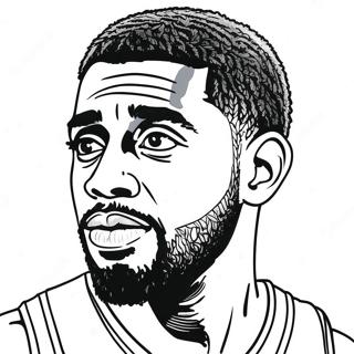 Kyrie Irving Inkleurblad 139231-70389