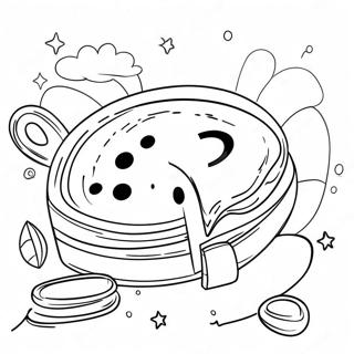 Speelse Pi Dag Toneel Inkleurblad 139261-70427