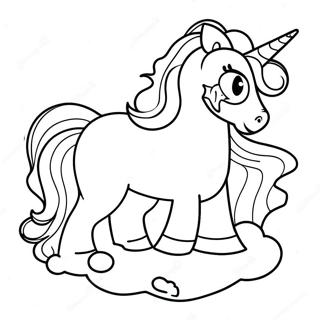 Unicorn Poep Inkleurbladsye