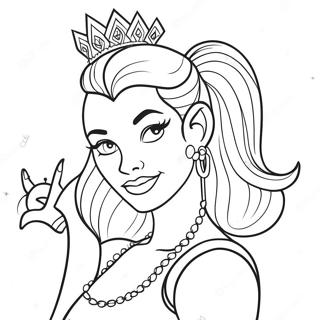 Punk Disney Prinses Inkleurbladsye