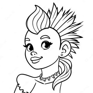 Punk Disney Prinses Inkleurbladsye