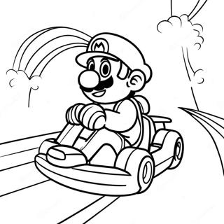 Mario Kart Inkleurbladsye