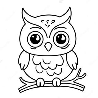 Klein Schattige Uil Inkleurblad 14706-3211