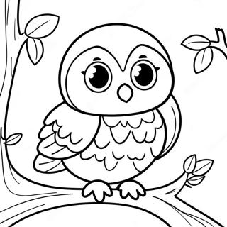 Klein Schattige Uil Inkleurblad 14706-3212