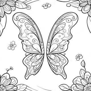 Elegante Fee Vlerke Inkleurblad 14797 3237