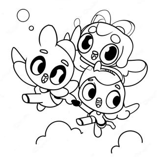 Powerpuff Girls Inkleurbladsye