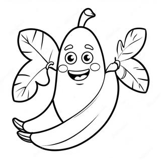 Vrolike Piesang Inkleurblad 15257 3343