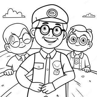 Blippi Inkleurbladsye