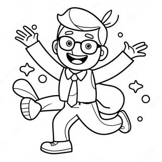 Blippi Dans Vrolik Inkleurblad 16263-3559