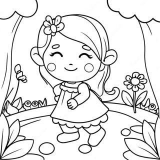 Magiese Feetuin Inkleurblad 16456 3599