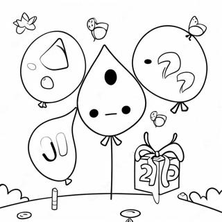 Nummerblokke Met Ballonne Inkleurblad 17530 3833