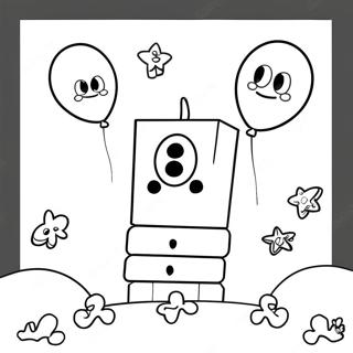 Nummerblokke Met Ballonne Inkleurblad 17530 3835