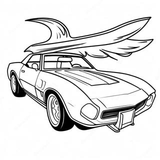 Sleek Hot Wheels Cabriolet Inkleurblad 17625 3859