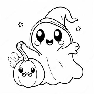 Oulike Gees Met Pampoen Inkleurblad 19541-4269