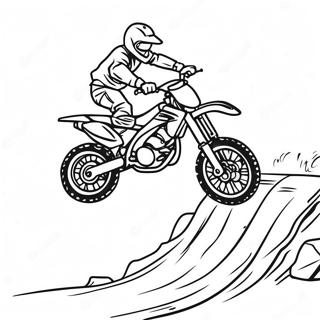 Dirt Bike Inkleurbladsye