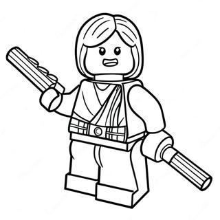 Lego Star Wars Jedi Ridder Inkleurblad 20457-4464