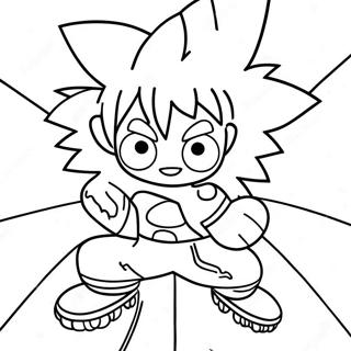 Deku In Hero Kostuum Inkleurblad 21596-4703