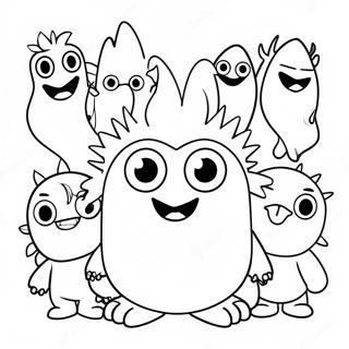 My Singende Monsters Kleurvolle Karakters Inkleurblad 23039-5023