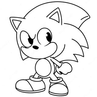 Sonic Exe Met Rooi Oe Inkleurblad 23885-5202