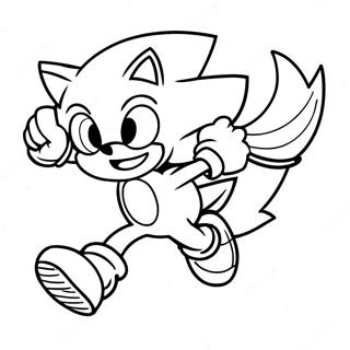 Sonic Exe Wat Tails Agtervolg Inkleurblad 23886-5205