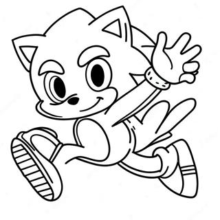 Sonic Exe Wat Tails Agtervolg Inkleurblad 23886-5207