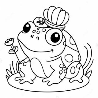 Kleurvolle Pad Met Blomme Inkleurblad 24259-5292