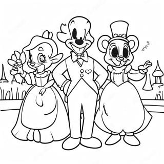 Charmante Disneyland Karakters Inkleurblad 24813 5413