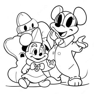 Charmante Disneyland Karakters Inkleurblad 24813 5414