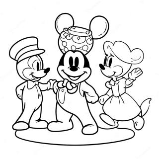 Charmante Disneyland Karakters Inkleurblad 24813 5416