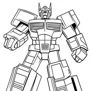 Optimus Prime Inkleurbladsye