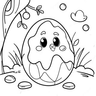 Sprankelende Paas Eiers Jag Inkleurblad 2550 1495