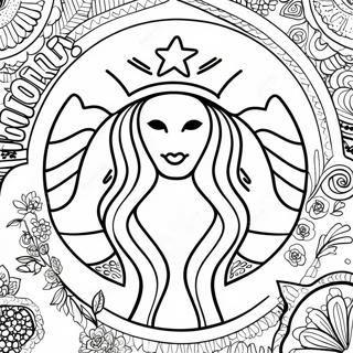 Starbucks Logo Inkleurblad 25524-5565