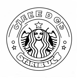 Starbucks Logo Inkleurblad 25524-5566