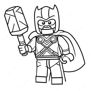 Lego Thor Met Hamer Inkleurblad 26720 5835