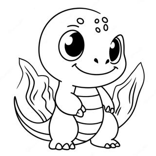 Oulike Charmander Inkleurblad 27086-5896