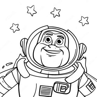 Buzz Lightyear In Ruimte Inkleurblad 28396-6173