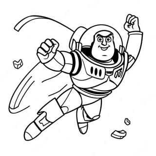 Buzz Lightyear Vlieg Inkleurblad 28397-6177