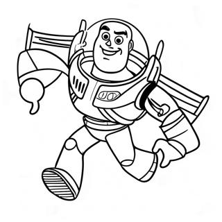 Buzz Lightyear Vlieg Inkleurblad 28397-6179