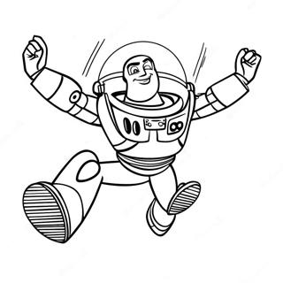 Buzz Lightyear Vlieg Inkleurblad 28397-6180