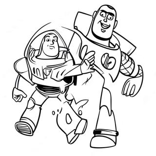 Buzz Lightyear En Woody Inkleurblad 28399-6187