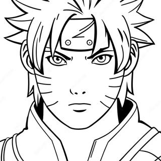 Sasuke In Sage Modus Inkleurblad 28855-6279