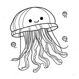 Jellyfish Inkleurbladsye