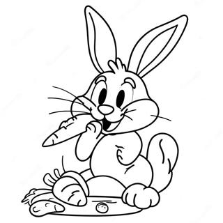 Bugs Bunny Wat Wortels Eet Inkleurblad 29117-6335