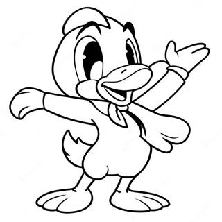 Daffy Duck In N Dom Pose Inkleurblad 29118-6338