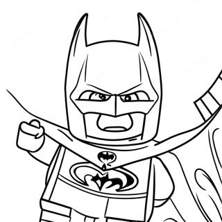 Lego Batman In Aksie Inkleurblad 29294-6375