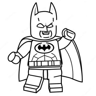 Lego Batman In Aksie Inkleurblad 29294-6376