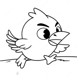 Angry Birds Chuck Voel Hardloop Inkleurblad 29394-6409