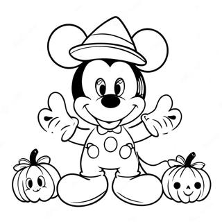 Disney Halloween Inkleurbladsye