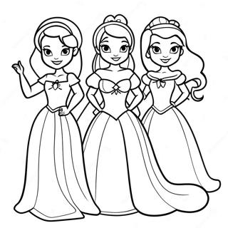 Disney Prinsesse In Halloween Kostuums Inkleurblad 30217 6579
